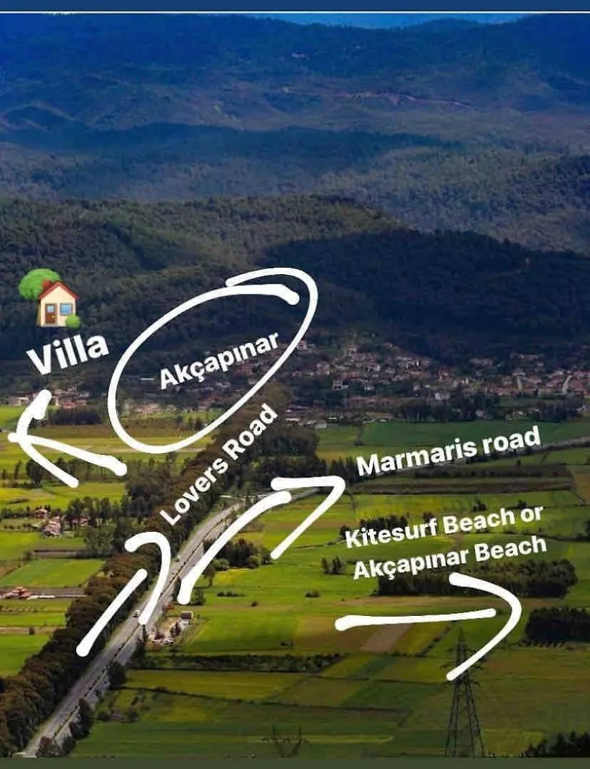 Akyaka Kitesurf Villas 1 Tuem Villa Oezel Havuz Ve Bahceli Muğla